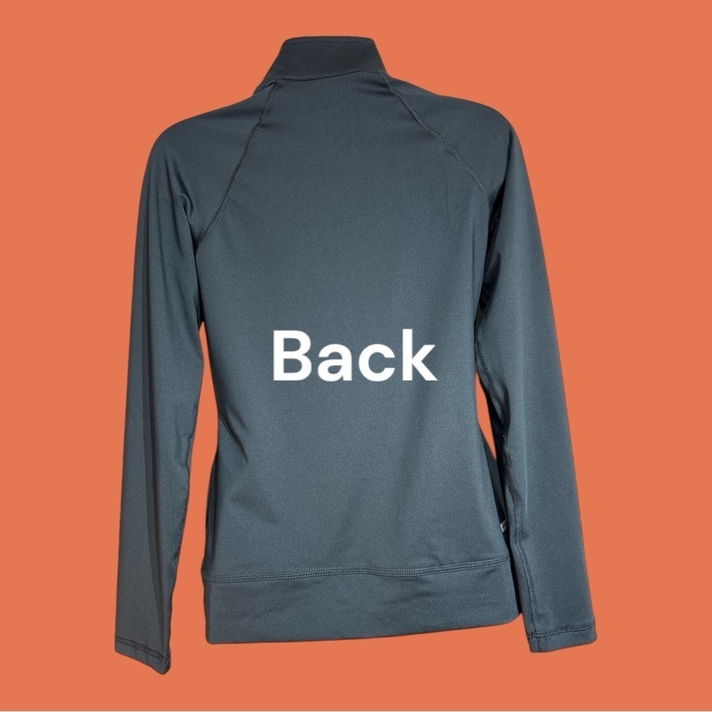 Danskin Now Women’s Active Wear Zip Up Jacket Charcoal Lightweight XS - Picture 3 of 7